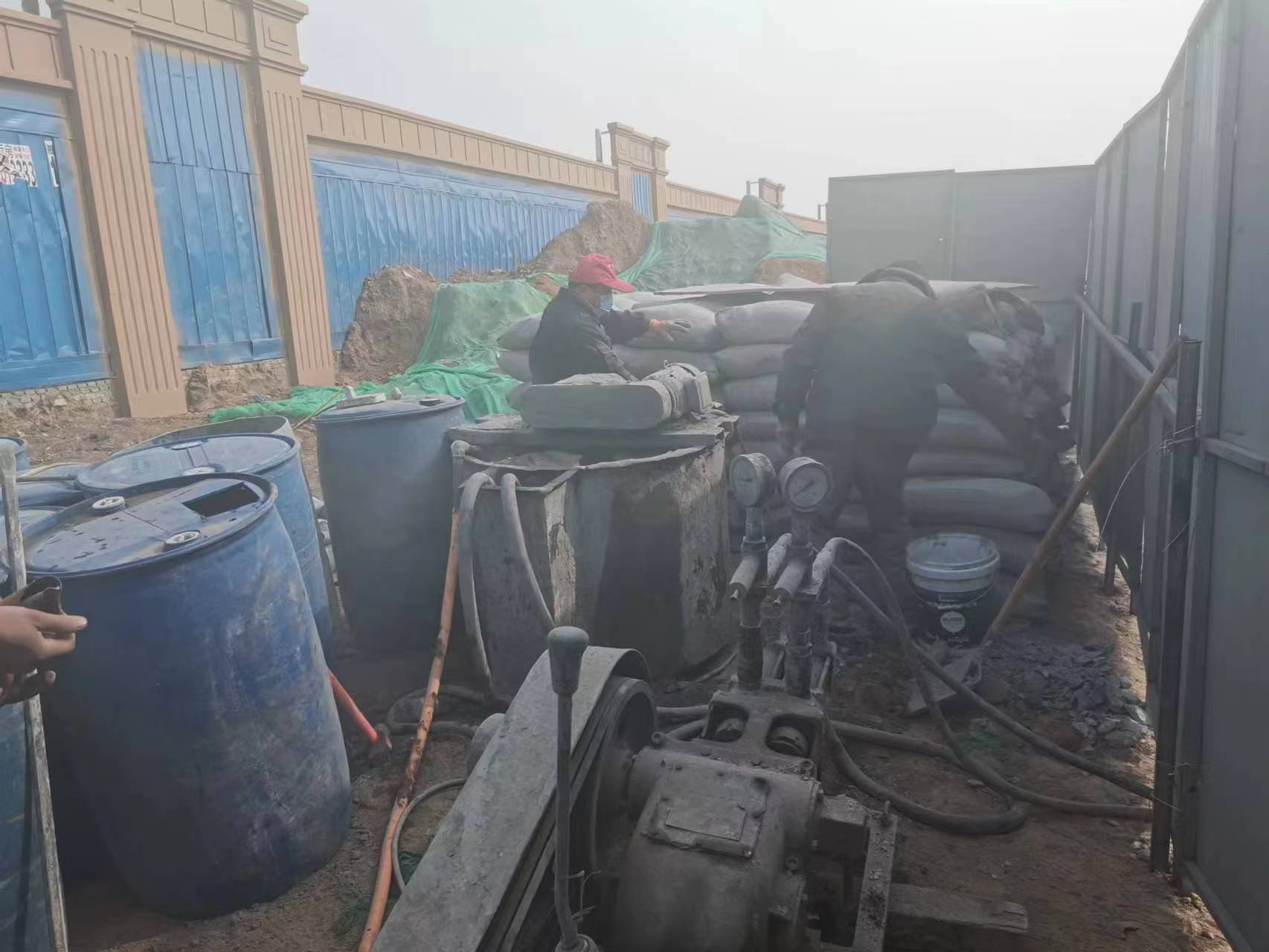 偃师地基沉降注浆加固